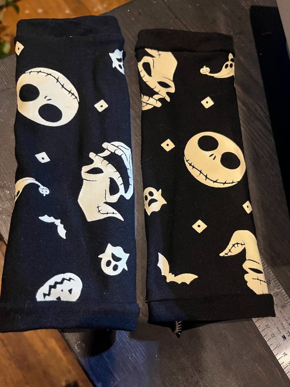 Handmade GLOW Nightmare before Christmas Wrist Cuffs